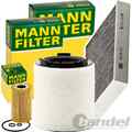 MANN FILTER INSPEKTIONSPAKET passend für 1.6 TDI VW POLO 6R AUDI A1 IBIZA FABIA