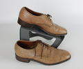 Seltene Lederschuhe Vintage Joseph Reid Größe 7,5 UK hellbraun Used Look Belfast