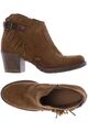 Marco Tozzi Stiefelette Damen Ankle Boots Booties Gr. EU 36 Leder Braun #uwfp5ph