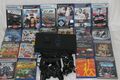 Playstation 2-Sony Ps2 Schwarz "Fat"+Controller+Alle Kabel+7 Spiele