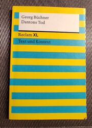 Dantons Tod: Reclam XL - Text und Kontext von Büc... | Buch | Zustand akzeptabel