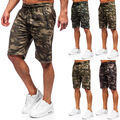 Kurzhose Sporthose Shorts Kurze Jogging Bermudas Army Sport Herren Mix BOLF Camo