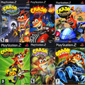 Crash Bandicoot PlayStation PS2 Retro-Spiele - Wählen Sie Ihr Spiel - Sammlung