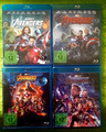 Avengers, Age of Ultron, Infinity War, Endgame 1-4 (1+2+3+4 - Blu-ray) Marvel