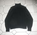 Rollkragen strick Pullover Damen Schwarz Gr. 38/40  100%Baumwolle