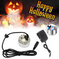 Halloween 12LED Ultraschall Vernebler Wasserzerstäuber Nebler Luftbefeuchter DHL