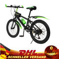 20 Zoll 7 Gang Kinder Fahrrad Jungen Mädchen Mountainbike MTB Bike Kinderfahrrad