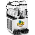 Slush Eis Maschine Slushmaschine Ice Maker Softeis Slusheis LED 2 x 10 Liter