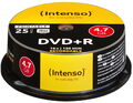 25 Intenso Rohlinge DVD+R full printable 4,7GB 16x Spindel