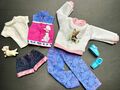 Barbie Kleidung- Hund/katze, Hose, Shirt, Weste, Pullover , Schort, Schuhe