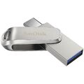 SanDisk USB-Stick Ultra Dual Drive Luxe Type-C silber 32 GB