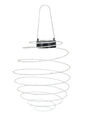 LED Solar Lampion Spirale - 40 LED warmweiß - Garten Hänge Leuchte Lampe Laterne