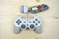 PS1 - Original Sony PlayStation 1 DualShock Controller Weiß (guter Zustand)