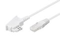 DSL VDSL Router IP Kabel weiss 15 m FritzBox EasyBox Speedport TAE RJ45 weiß 15m