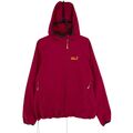 Jack Wolfskin Rosa Rot Jacke mit Kapuze Größe L