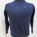 Tommy Hilfiger Herren Baumwolle Rundhals Pullover Marineblau Brustumfang 42/44 UK Medium Sku 7539