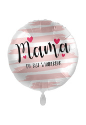 Mama DU BIST WUNDERBAR Muttertag Ballon Geschenkidee Folienballon Deko