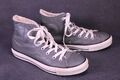 Converse All Star Classic Hi Chucks Sneaker Gr. 38 Leder grau Fellfutter CH2-387