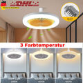 LED Deckenventilator Ventilator Lüfter Deckenlampe Beleuchtung mit Fernbedienung