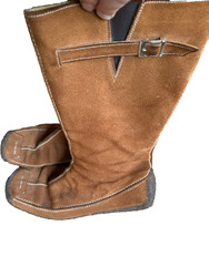 Melvin & Hemilton Stiefel Wildleder braun Indianer Mokassin Ruppersohle 41