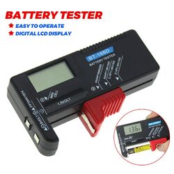 BT168D Batterietester Akku Tester Knopfzellen Tester Prüfgerät für AA/AAA/C/D/9V