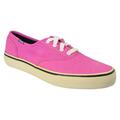 Damen Keds Schnürschuhe Textil Sommerpumps Freizeitschuhe - Neon lila UK 6M