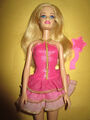 B1099) ALTE BLONDE BARBIE MATTEL KURZES KLEID+HOHE SCHUHE BEWEGLICHE KNIEGELENKE