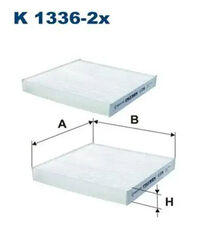 Innenraumfilter Partikelfilter K 1336-2x FILTRON für BMW ALPINA
