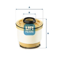 Kraftstofffilter UFI 26.102.00 für FORD RANGER (TKE) Filtereinsatz