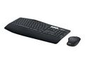 Logitech MK850 Performance Maus &Tastatur Set DE Ergonomisch Kabellos  Bluetooth