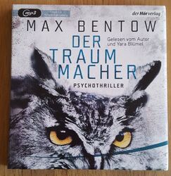Max Bentow DER TRAUMMACHER Hörbuch mp3 vollständige Lesung  Psychothriller