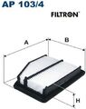 FILTRON AP103/4 Luftfilter Luftfiltereinsatz für Honda 