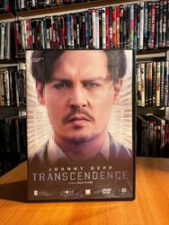 TRANSCENDENCE (2014) DVD COME NUOVO con Johnny Depp Morgan Freeman