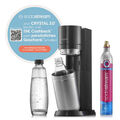 SodaStream Duo Titan Wassersprudler 1 Glasflasche + 1 PET Flasche + CO2-Zylinder