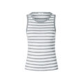 Riani Top mit Rib Stripes, weiß-grau Gr. 36, 38, 40 VP 129,99€