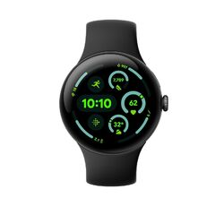 GOOGLE Pixel Watch 3 (LTE) 45 mm, Smartwatch Aluminium Fluorelastomer, 150–185 1