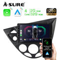 Android 13.0 Autoradio WIFI GPS Navi Carplay 2+32GB Für Ford Focus MK1 1998-2003