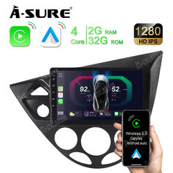 Android 13.0 Autoradio WIFI GPS Navi Carplay 2+32GB Für Ford Focus MK1 1998-2003