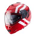 Casco modulare CABERG DUKE II SUPERLEGEND Rosso Bianco - C0IH0073