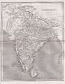 India Indien carte Karte map Arrowsmith engraving 1805