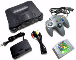 Nintendo 64 N64 Konsole komplett mit Controller + Super Mario 64