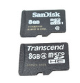 Transcend SanDisk microSDHC 8GB Class 10 Speicherkarte micro SD HC flash card