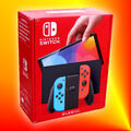 Nintendo Switch OLED Konsole 64GB WLAN LAN USB, Neon-Rot/Neon-Blau