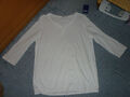 cecil  Sweatshirt,Shirtbluse,Tunnika  3/4 Arm weiß  (krempelbar) Gr. M-XL TOP