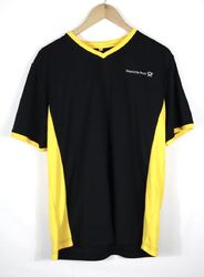 Deutsche Post Herren Jersey T-Shirt V-Ausschnitt Polyester kurzärmelig...