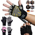 Damen Herren Fitness Handschuhe Halbfinger Trainingshandschuhe Sporthandschuhe