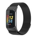 Für Fitbit Charge 6 / 5 Ersatz Stahl / Metall Magnet Watch Uhr Armband Zubehör