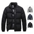 Herren Jacke Daunenjacke Gefüllte Jacke Mit Winter Warme Reißverschluss Mäntel