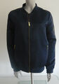 Damen Bomberjacke Blouson mit Leopardenfutter ESMARA Gr.42  dunkelblau