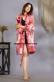 Indian Reine Baumwolle Damen Boho Kantha Steppjacke Kimono Mantel Bad Robe Dress